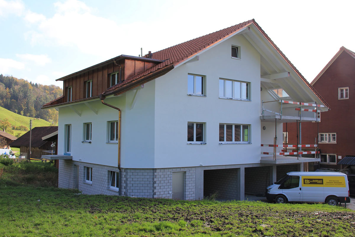 Teilabbruch Scheune / Neubau Wohnhaus in Oberrindal